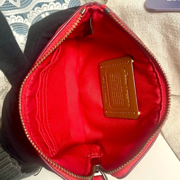 Disney X Coach Mickey Mouse Motorcycle Leather CornerZip Limited Edition NWOT - Picture 4 of 6